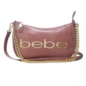 NWT Bebe Dusty Rose Fabiola Shoulder Bag
